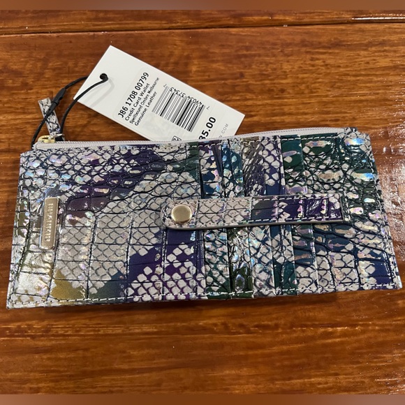 NWT Brahmin Spellbound Credit Card Ombre Melbourne Wallet - Picture 8 of 13